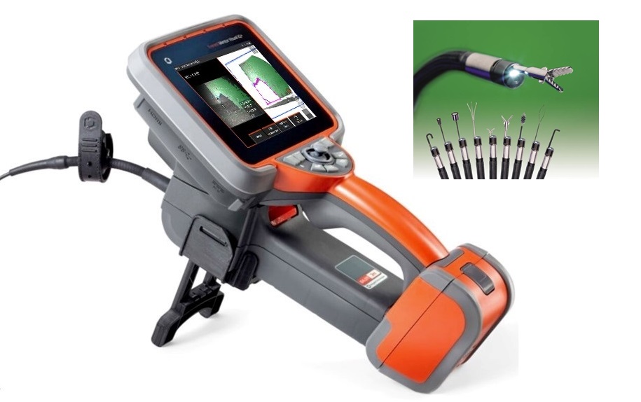 內置機械手通道的高清智能三維測量孔探設備 內置機械手通道的高清智能三維測量孔探設備